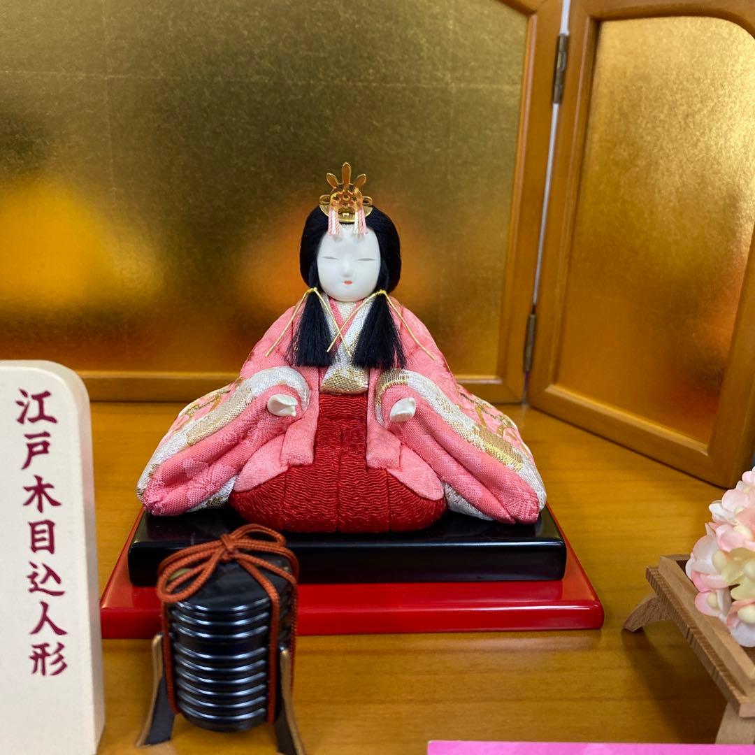 桃山雛人形 木製 伝統的