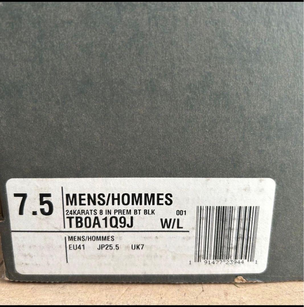 【チキータ】ウォータープルーフブーツ プレミアムブラック25.5cm