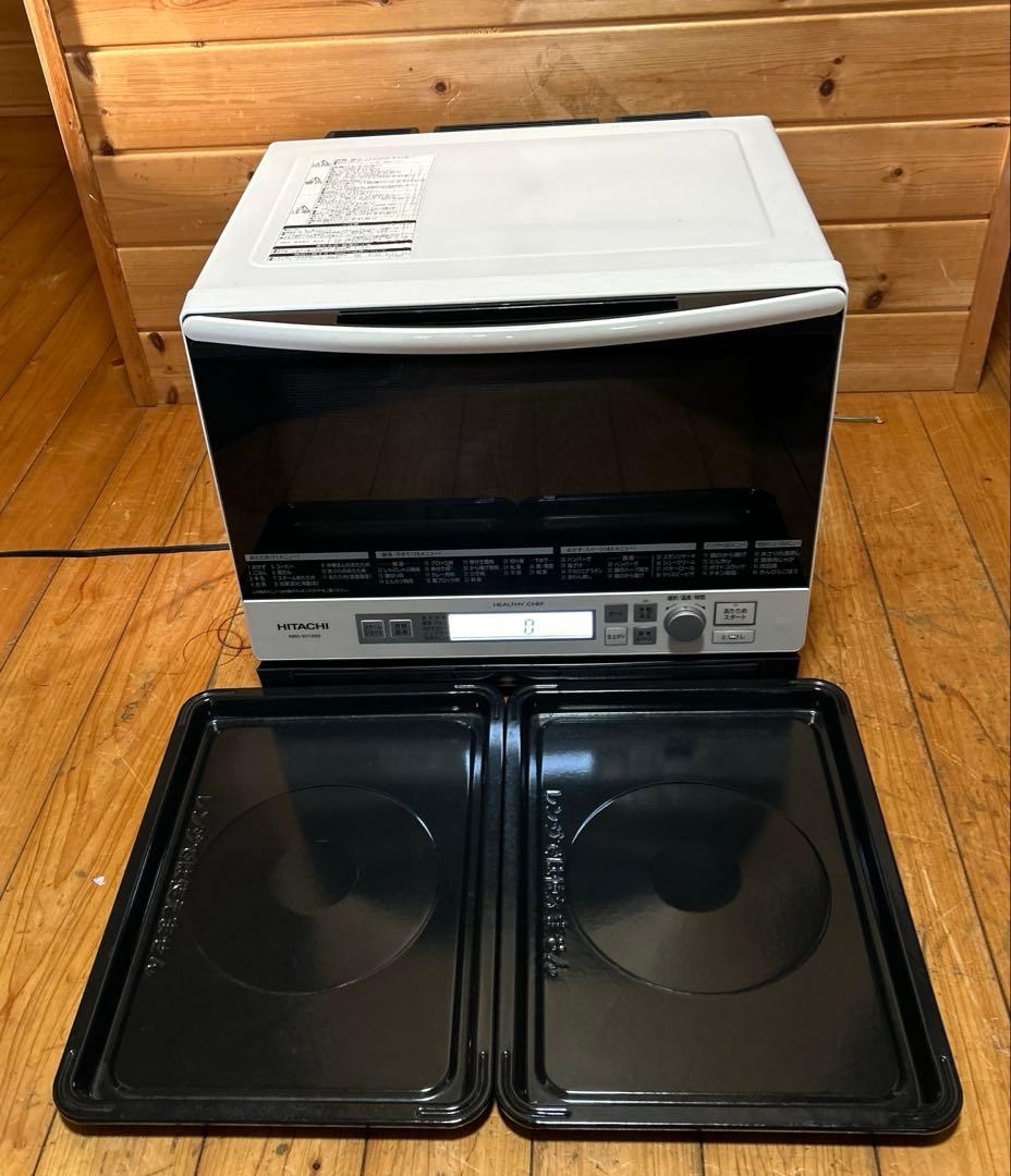 ￼送料無料HITACHI オーブンレンジ ホワイトMRO-SV1000 17年製