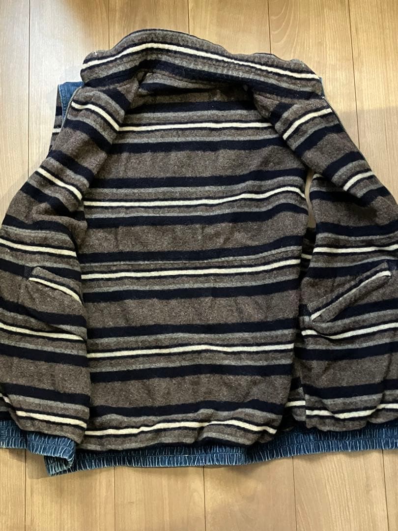 トップス TENDERLOIN DENIM BLANKET REVERSIBLE VEST