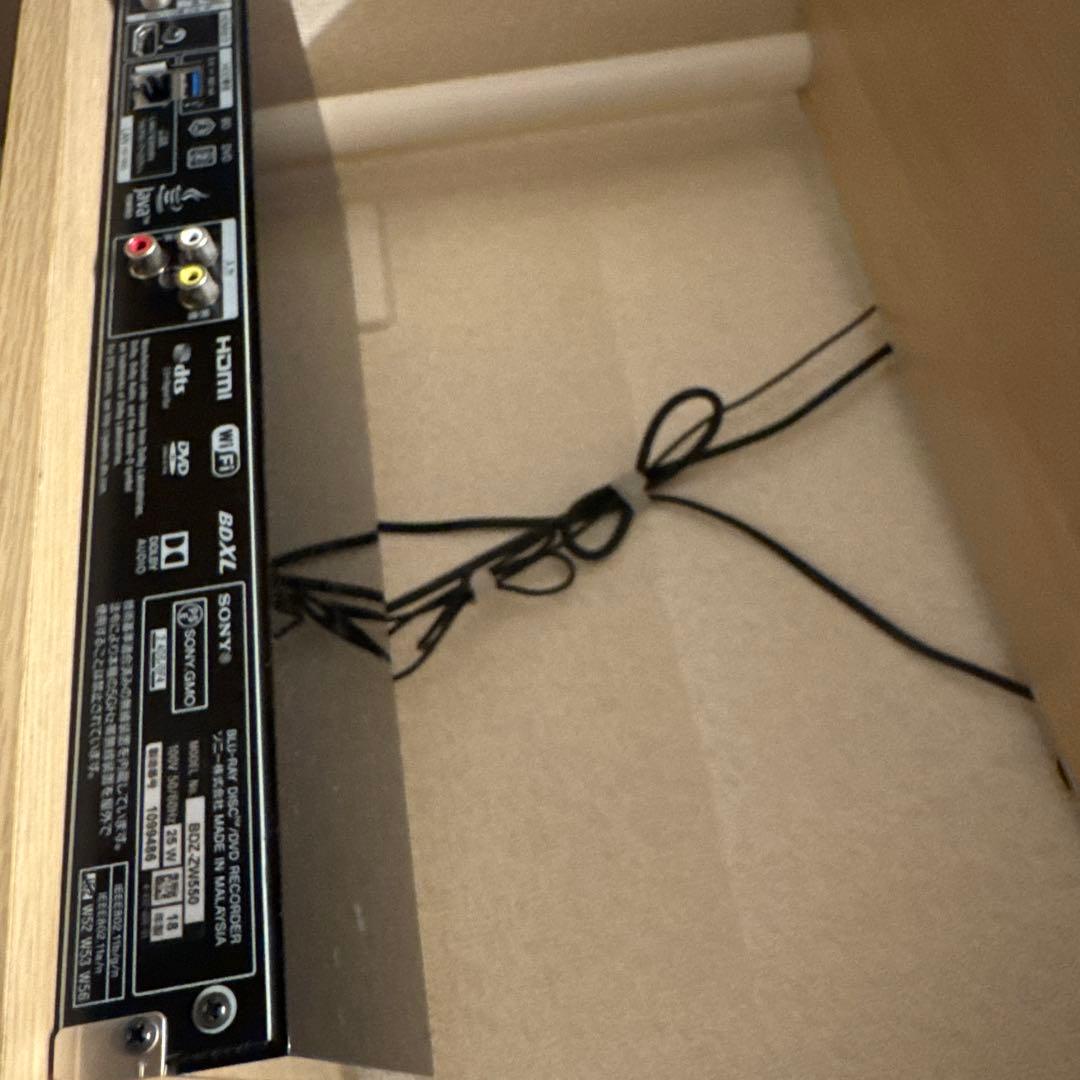 SONY BDレコーダー BDZ‐ZW550