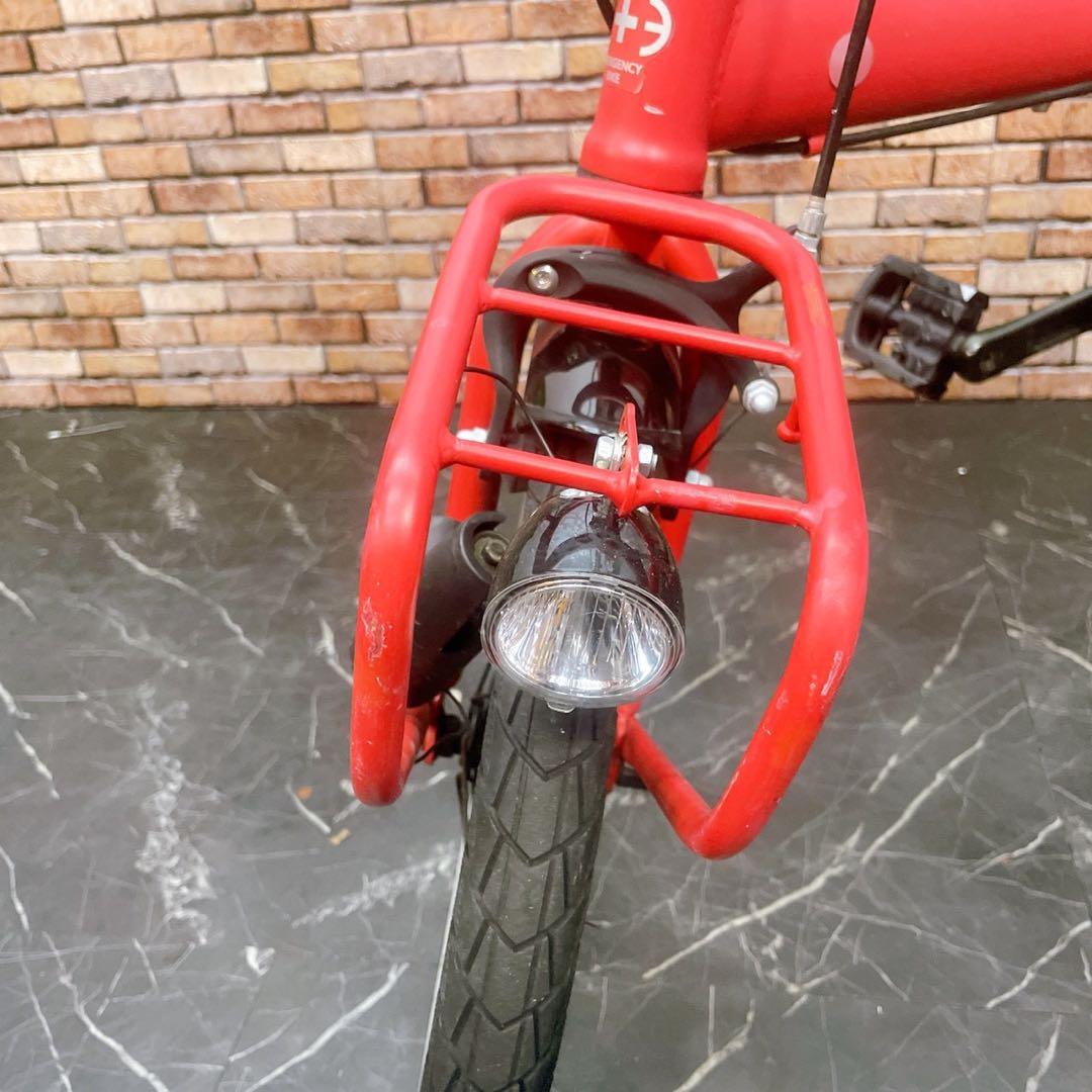 【29】折りたたみ自転車 折車 Emergency bike レッド