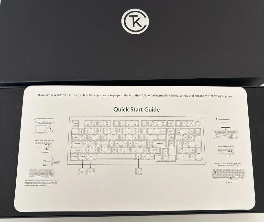 Keychron Q5 Max 96% ワイヤレスメカニカルキーボード