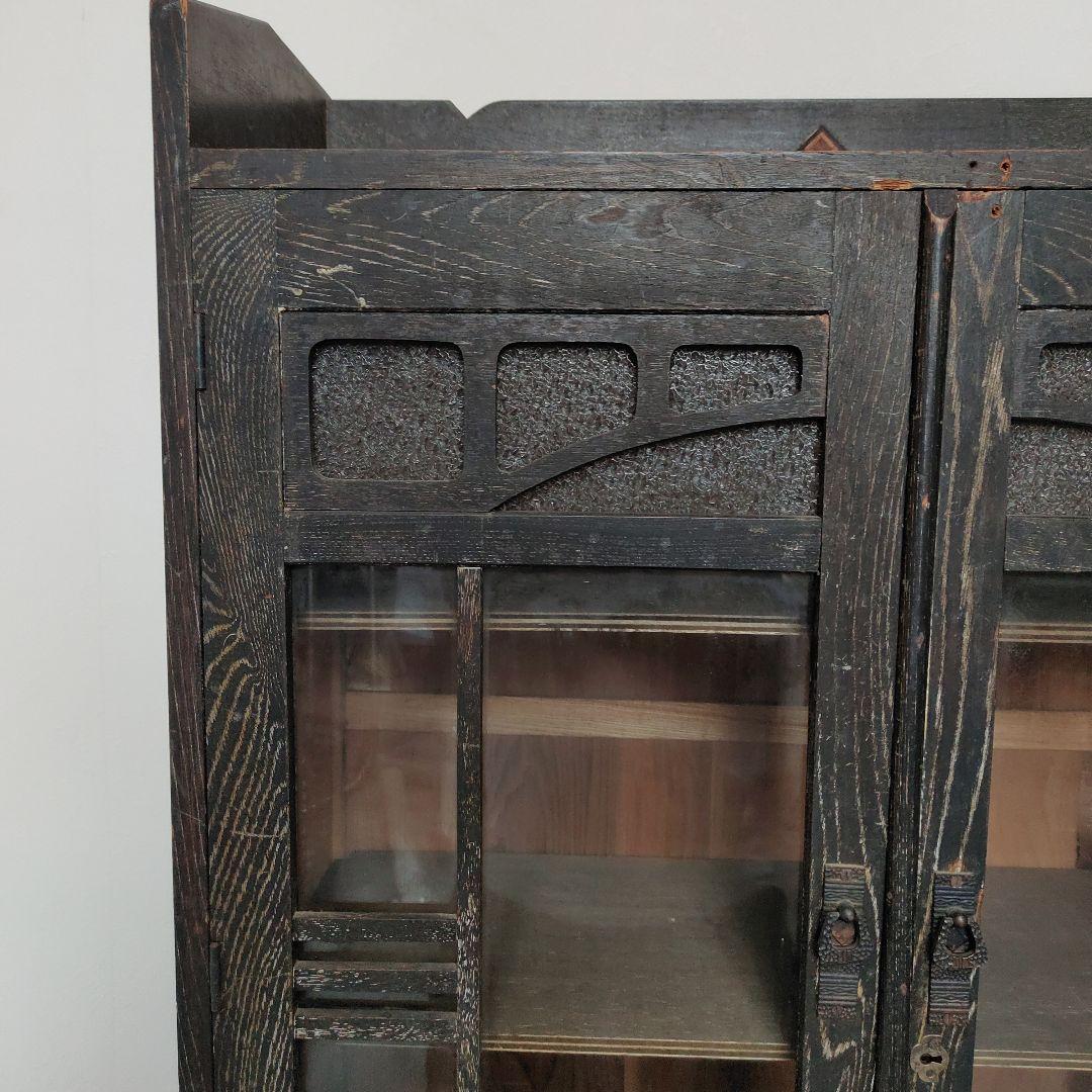 昭和レトロ 大正ロマン 収納棚 本棚 家具 ヴィンテージ・アンティーク調