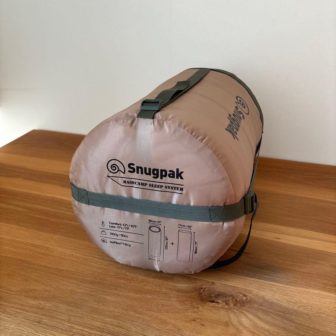 ＊Snugpakベースキャンプスリープシステム2in1ライトジップ封筒型＊