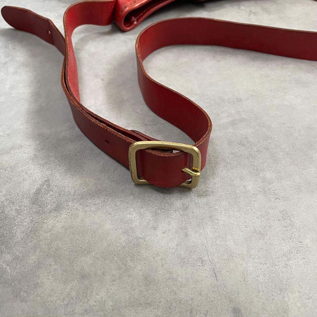 HERZ ヘルツ 気軽に使えるショルダーバッグ CK-91 レッド BU34