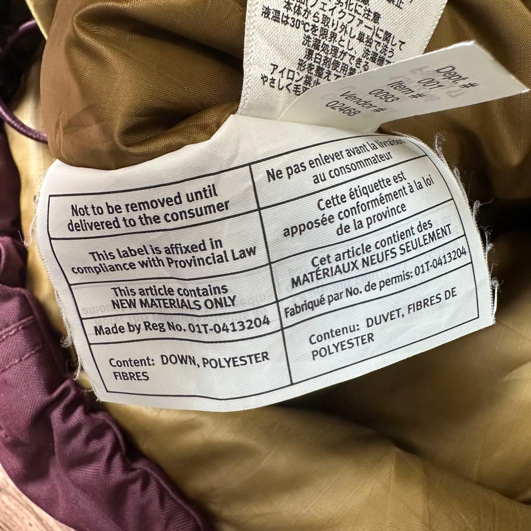 し*う様 極美品　エディーバウアー　刺繍ロゴ　メンズ　ダウンジャケット　サイズL