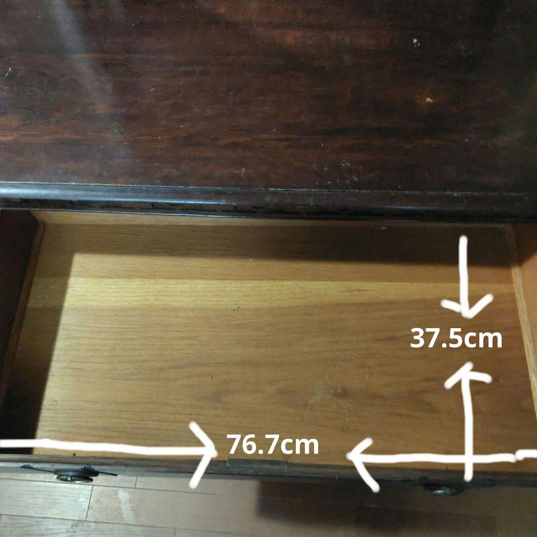 アンティーク風　鏡台　ドレッサー　収納箪笥