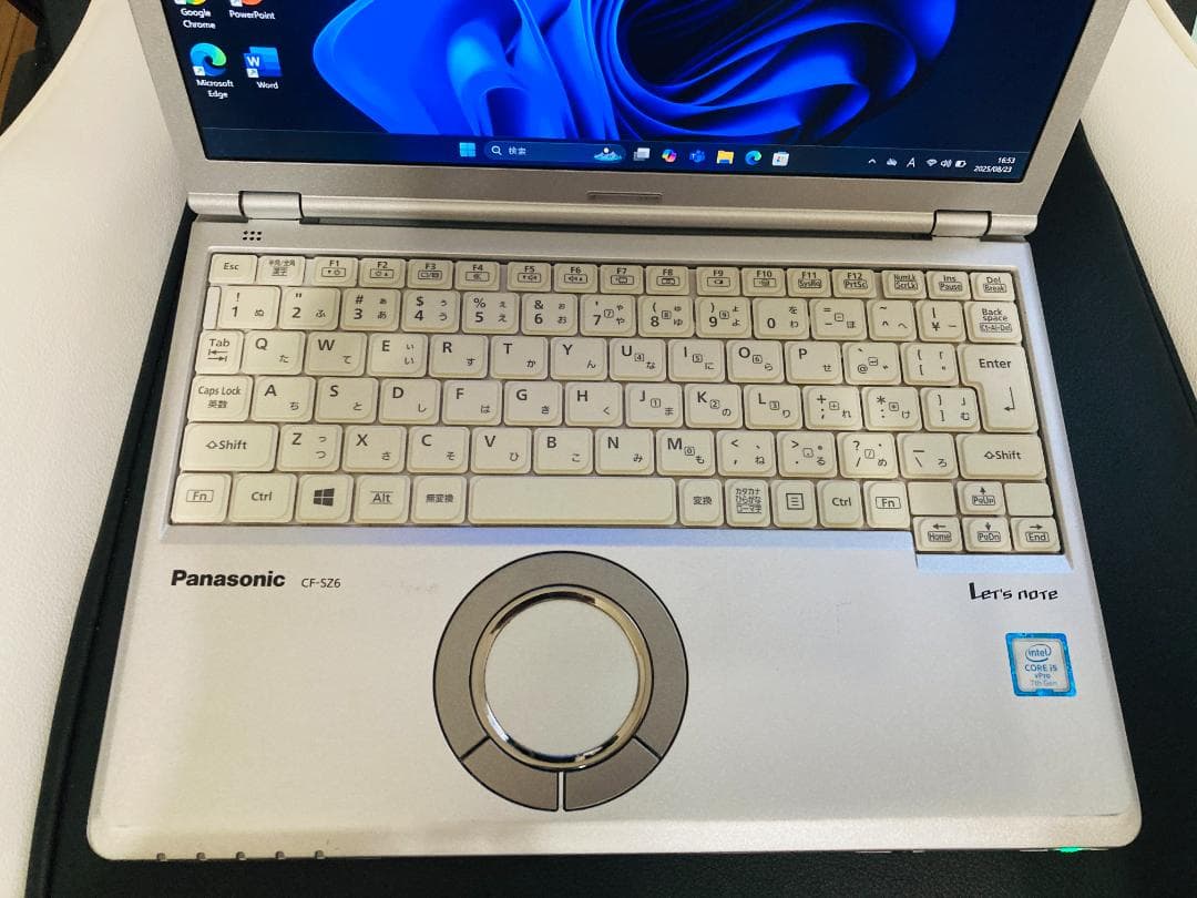 レッツノートSZ6 256GB 8GB OFFICE2021 バッテリー100%