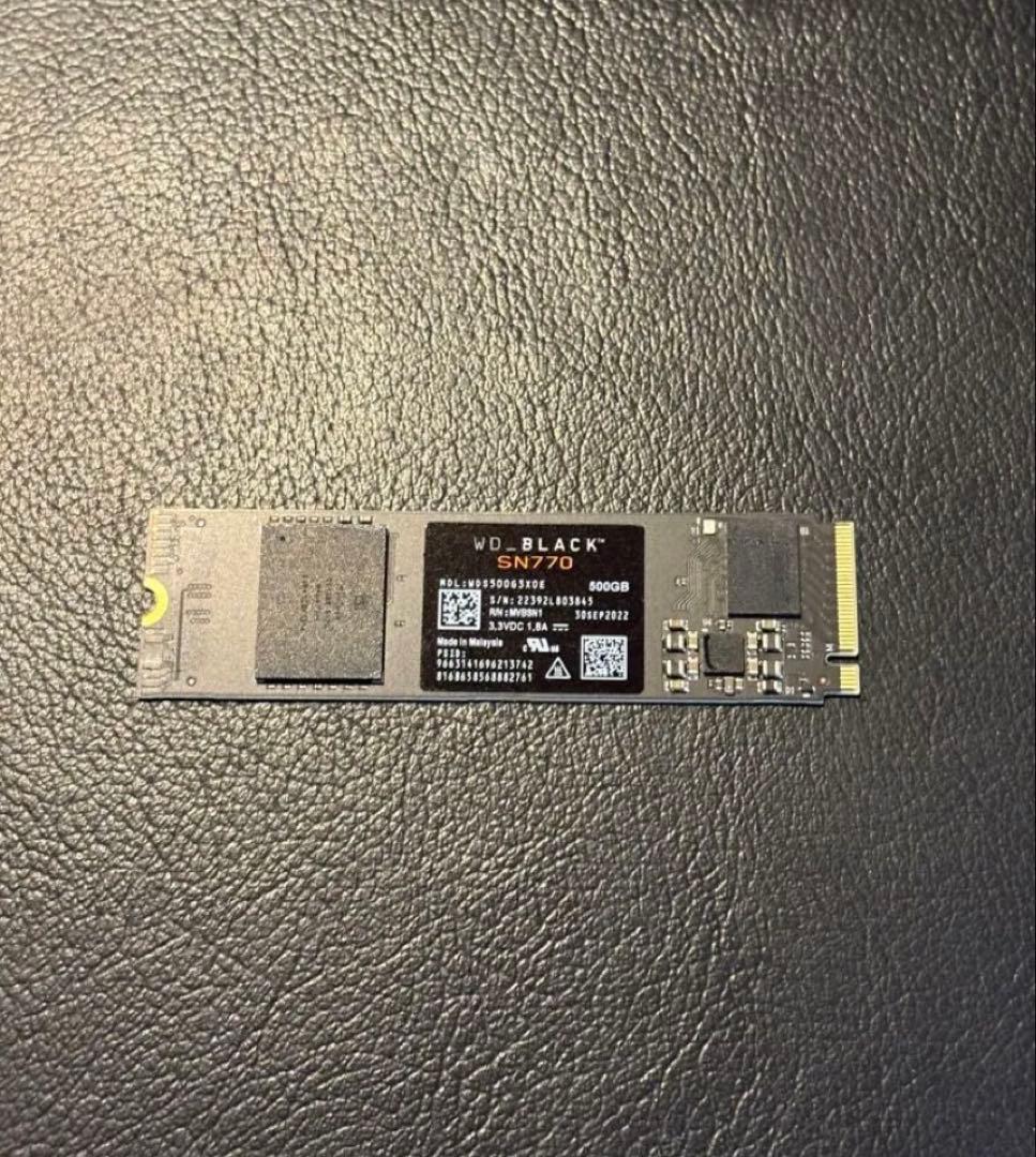内蔵型SSD WD_BLACK SN770 500GB NVMe SSD