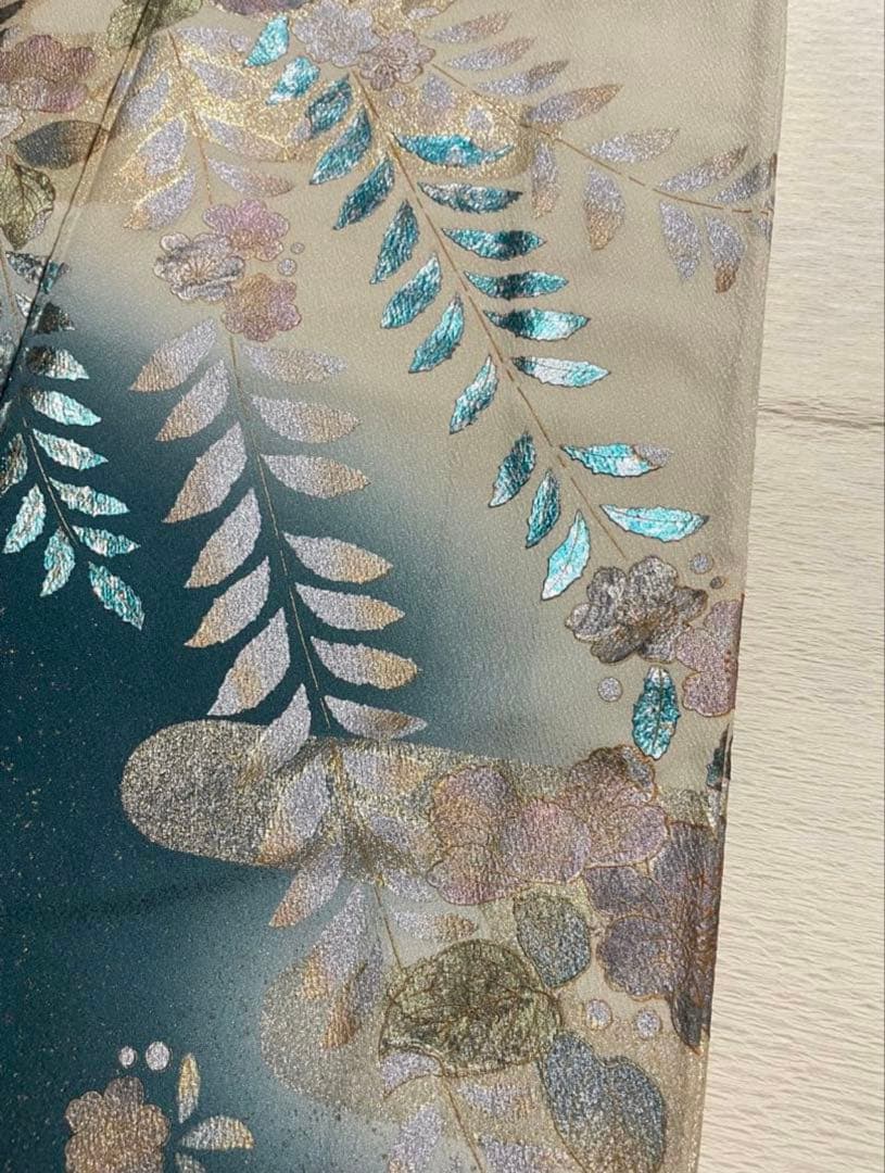訪問着フルセット　辻ヶ花　金銀彩　螺鈿　正絹　結婚式　豪華　高級