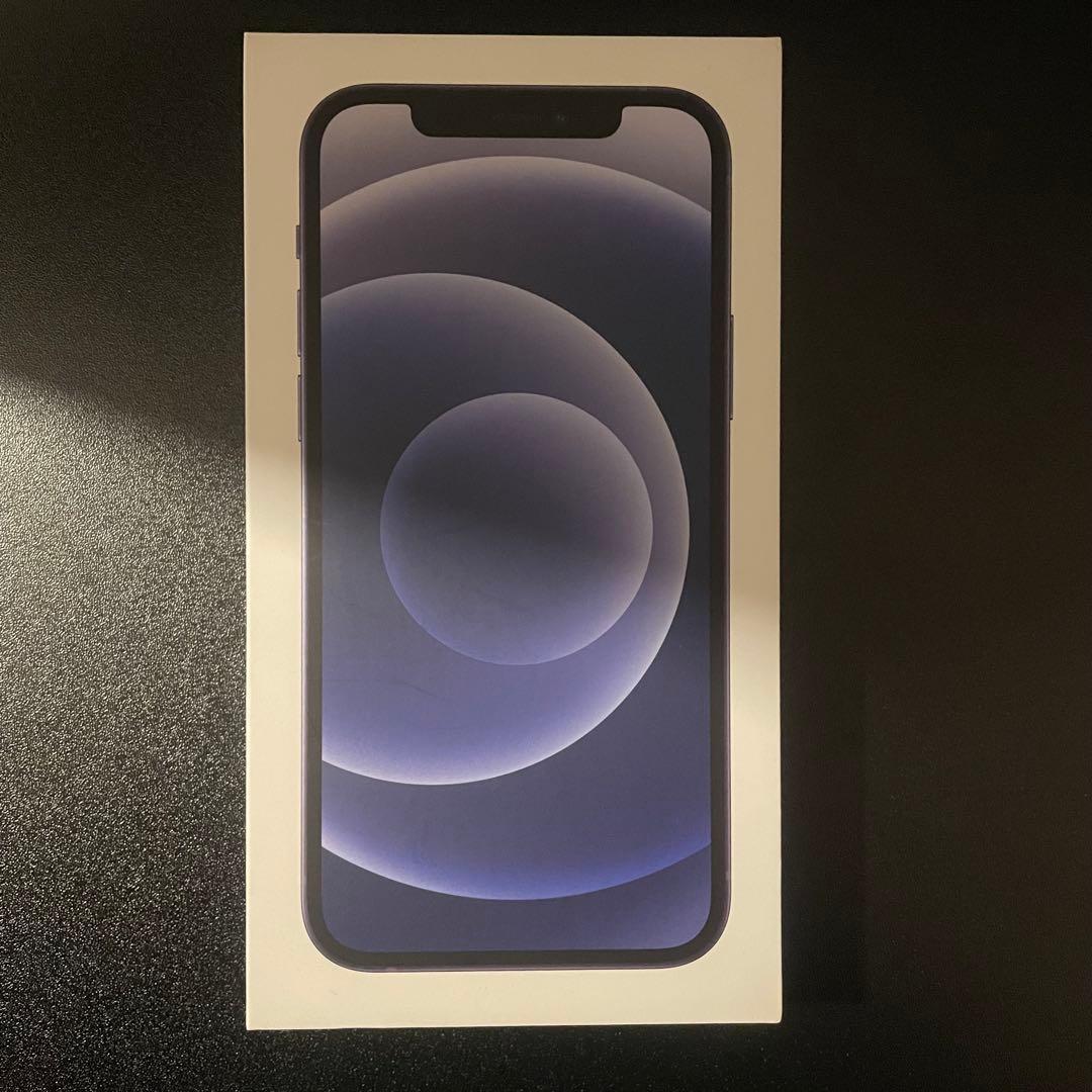 【美品】Apple iPhone 12 64GBブラック 箱付き