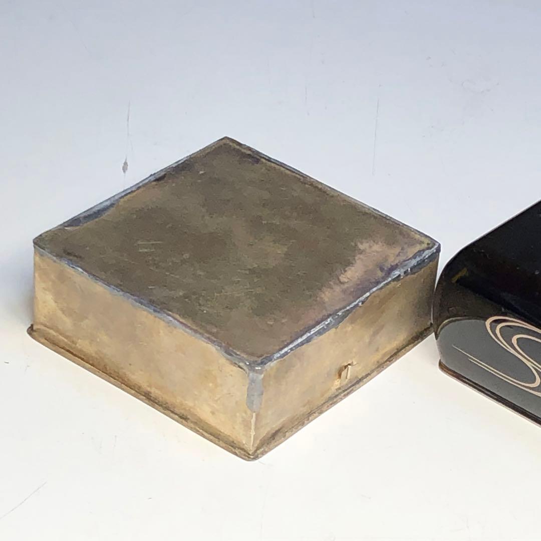 灰皿　木製漆器　金蒔絵