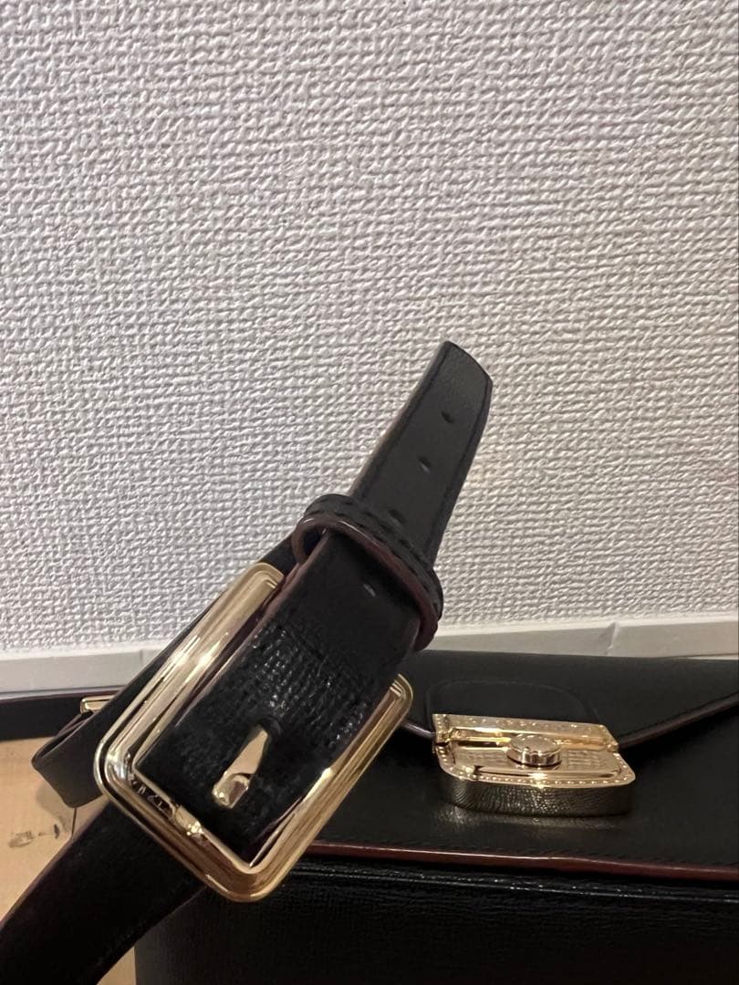 ロンシャン　ショルダーバッグ　メッセンジャー　黒