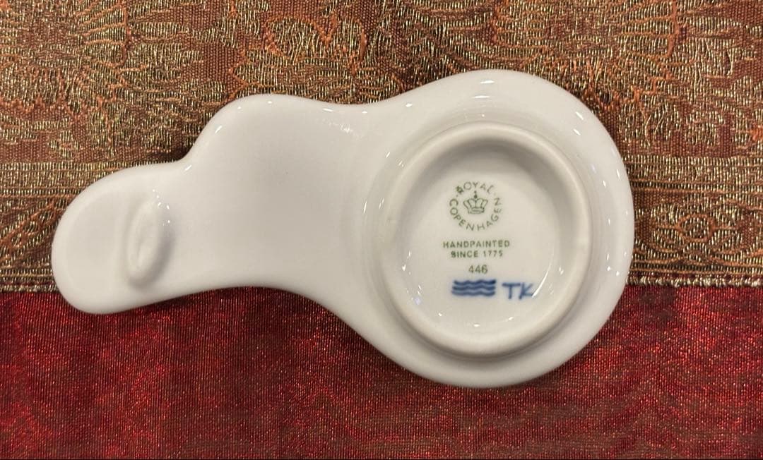 新品　ロイヤルコペンハーゲン　ブルーパルメッテ　カトラリーレスト　６客セット