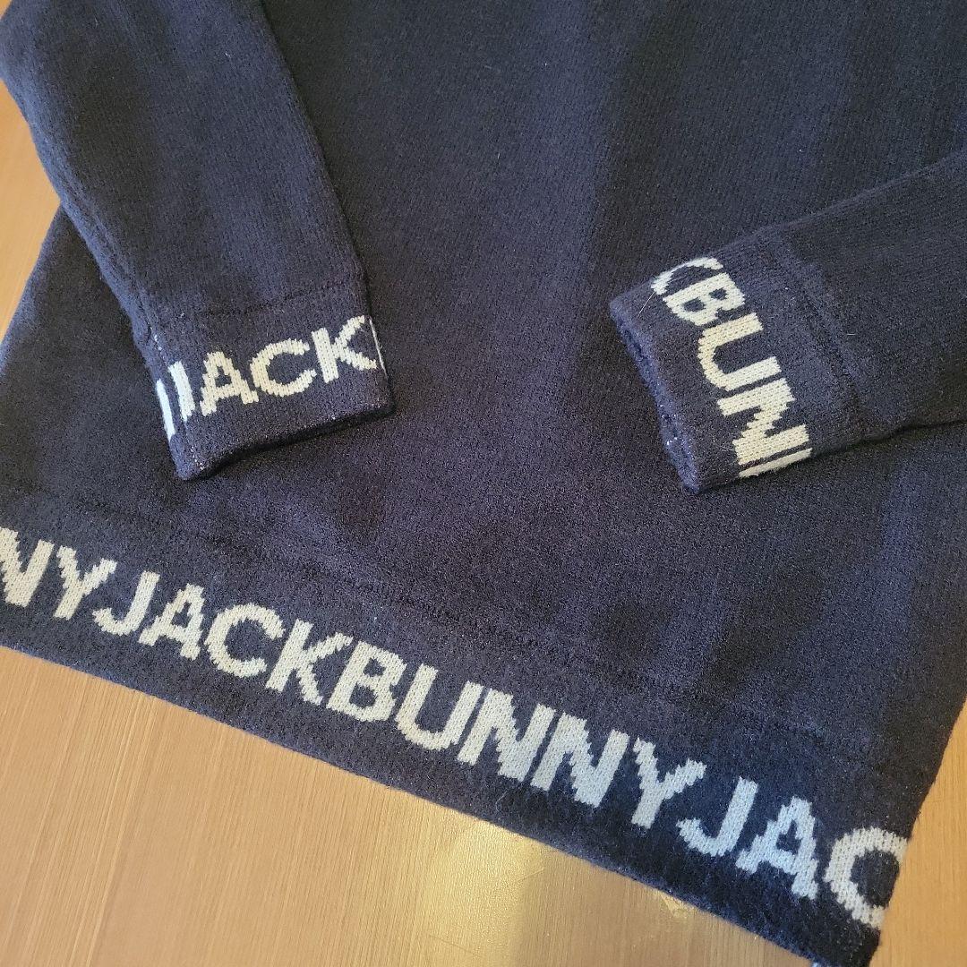 防風防寒お洒落❤ジャックバニー 裏地付きハイネックロゴニット☆