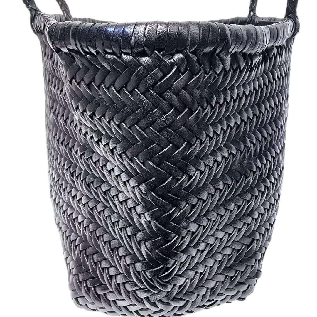 dragon diffusion レザー 編み込み カゴバッグ 大容量 トート