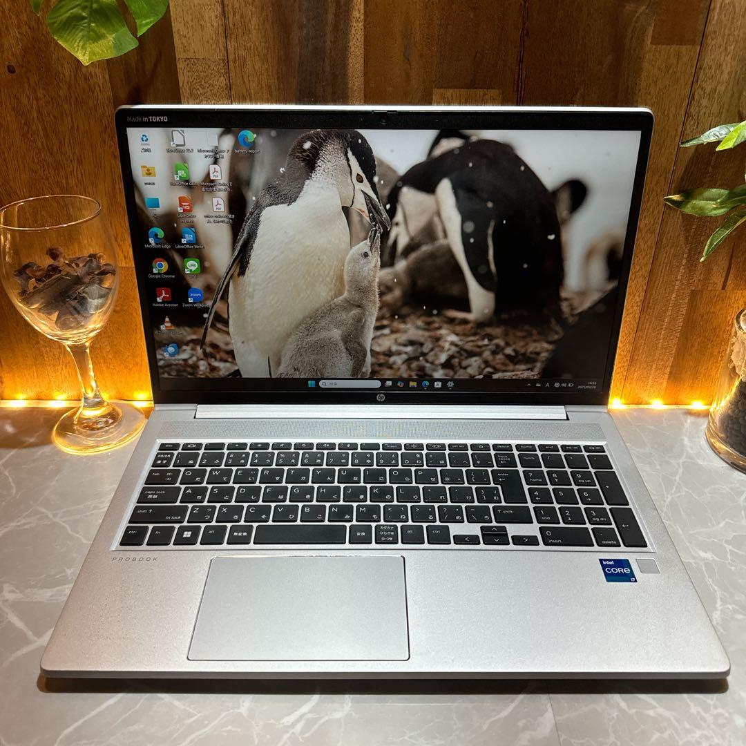 準美品‼️HP ProBook☘i7☘第11世代☘メモリ16GB☘ノートパソコン