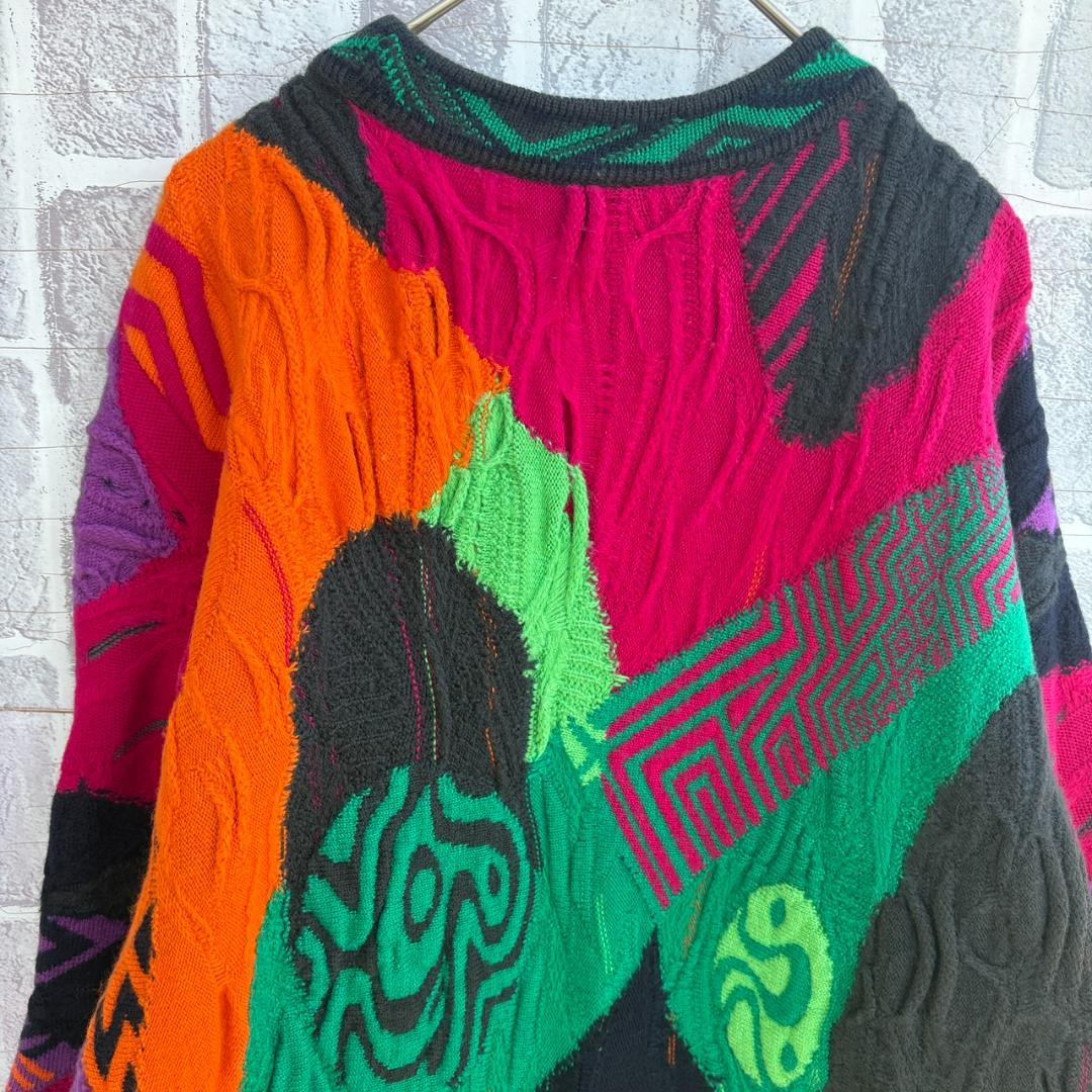 希少カラー　オーストラリア製　COOGI クージー　デザインニット 3Dニット