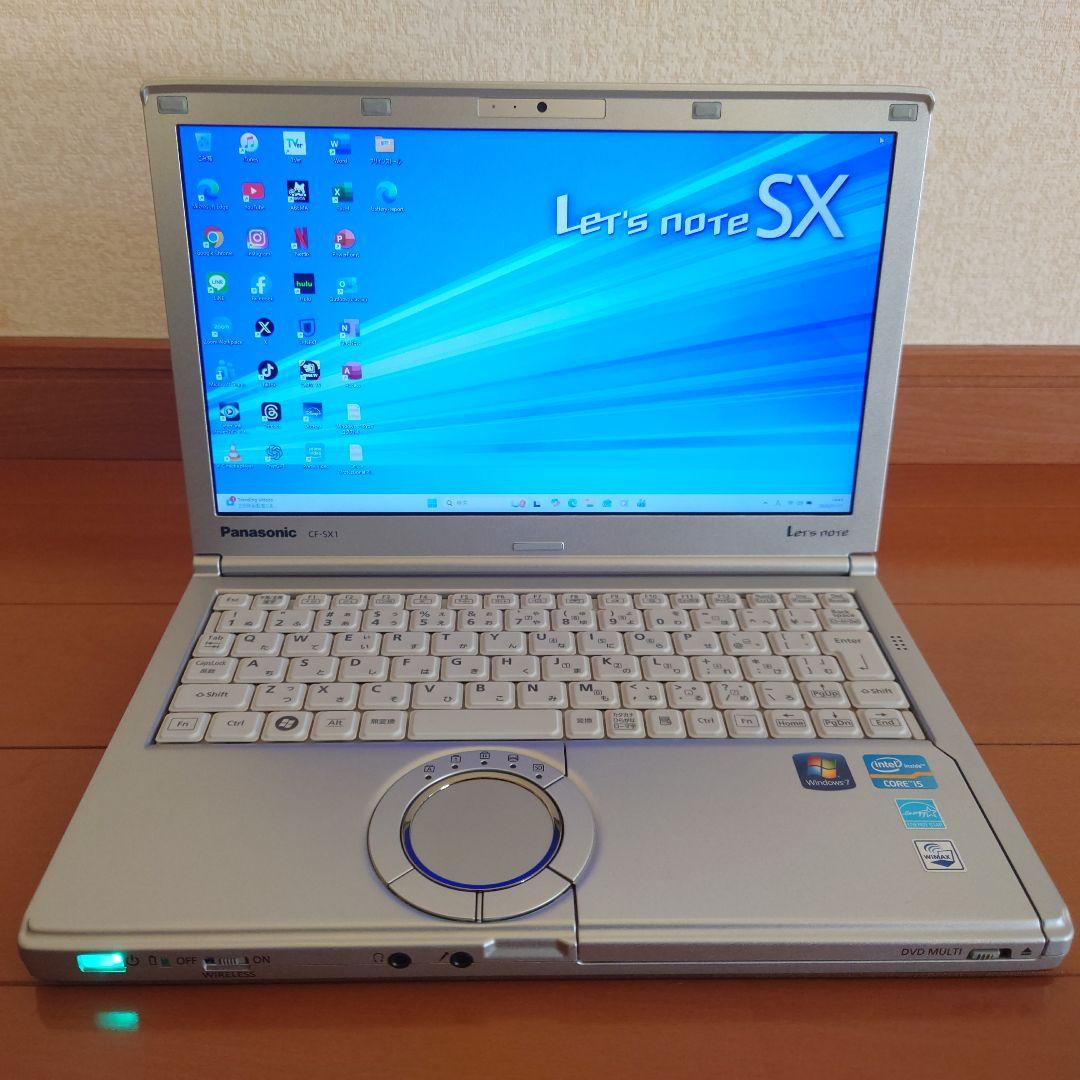 設定済✨️レッツノートCF-SX1◆Win11/i5/SSD/オフィス2024