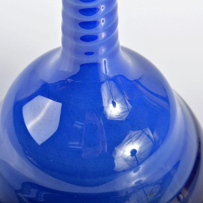 九谷焼　人間国宝　三代八十吉　徳田正彦作　彩釉　花入　D　R4244