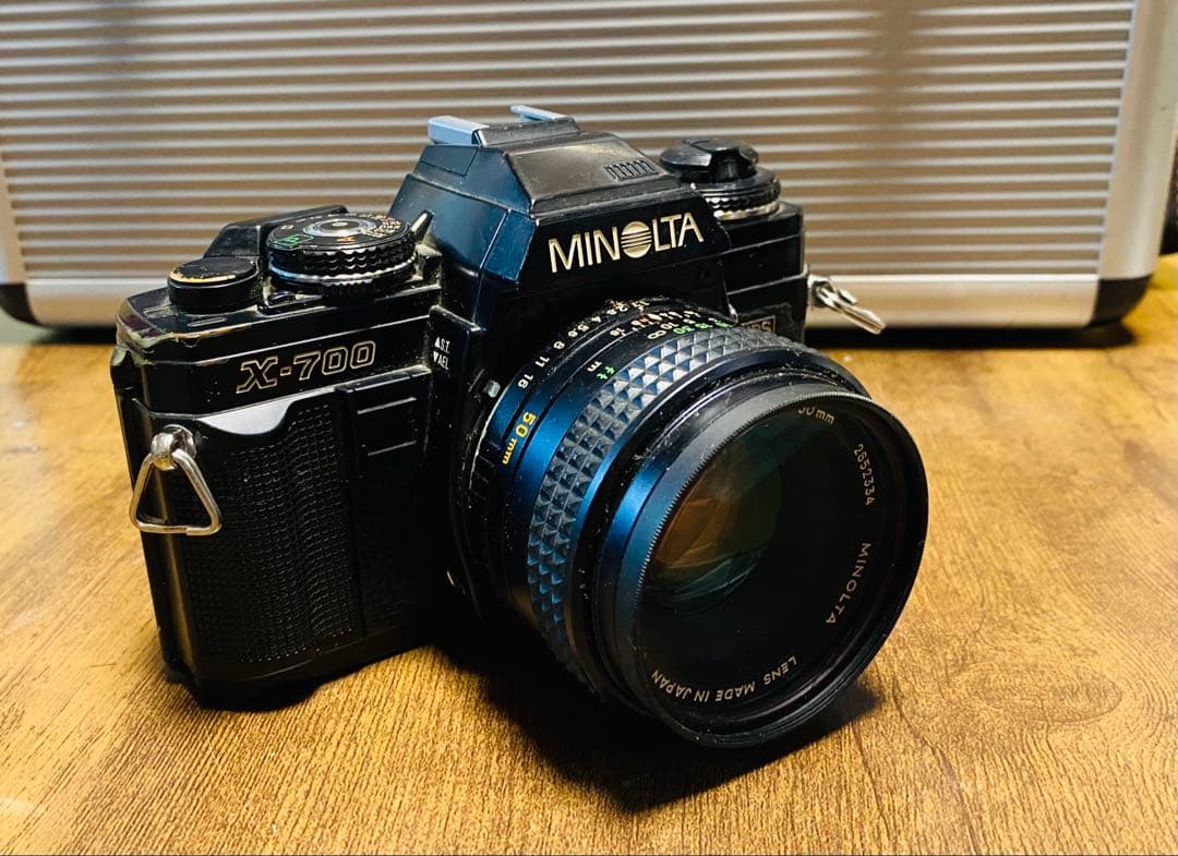 【値下げ】　Minolta X-700 ミノルタ　一眼レフカメラ レンズ3本付き
