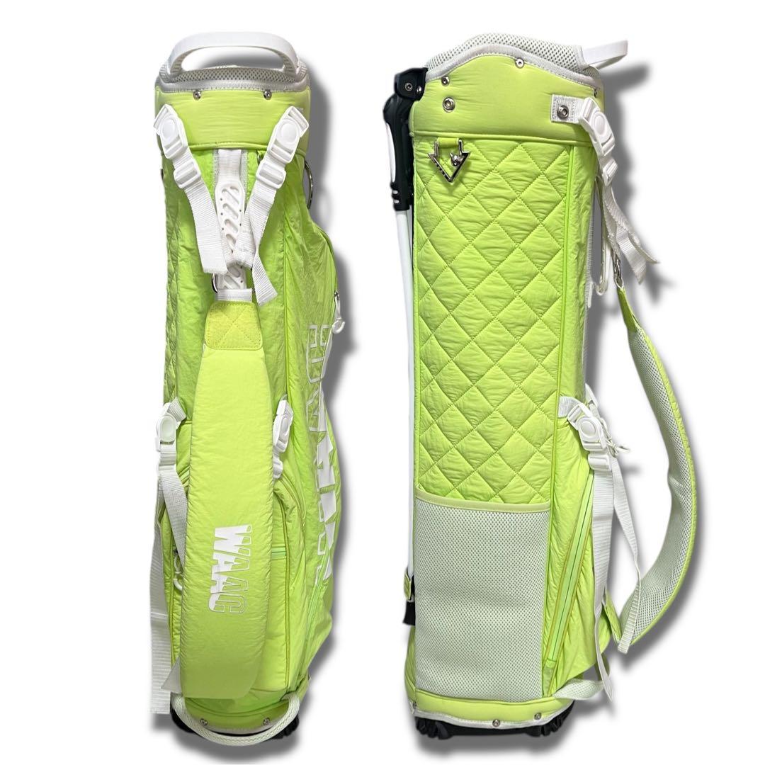 美品 定価4.5万 WAAC ワック スタンドキャディバッグ ユニセックス 軽量
