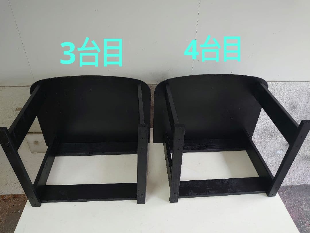 【其の39】中古テーブルを加工するパチスロ実機を2台置く台（セパレートタイプ）