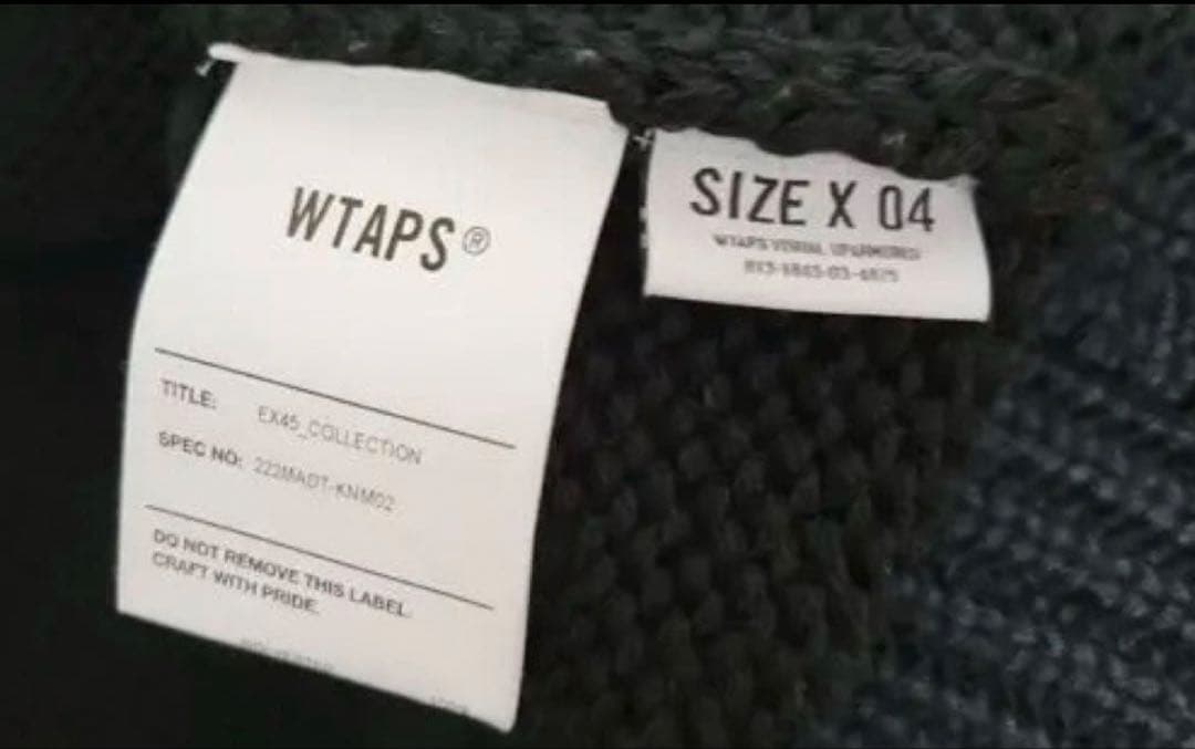 WTAPS Sweater クロスボーンニット　X 04