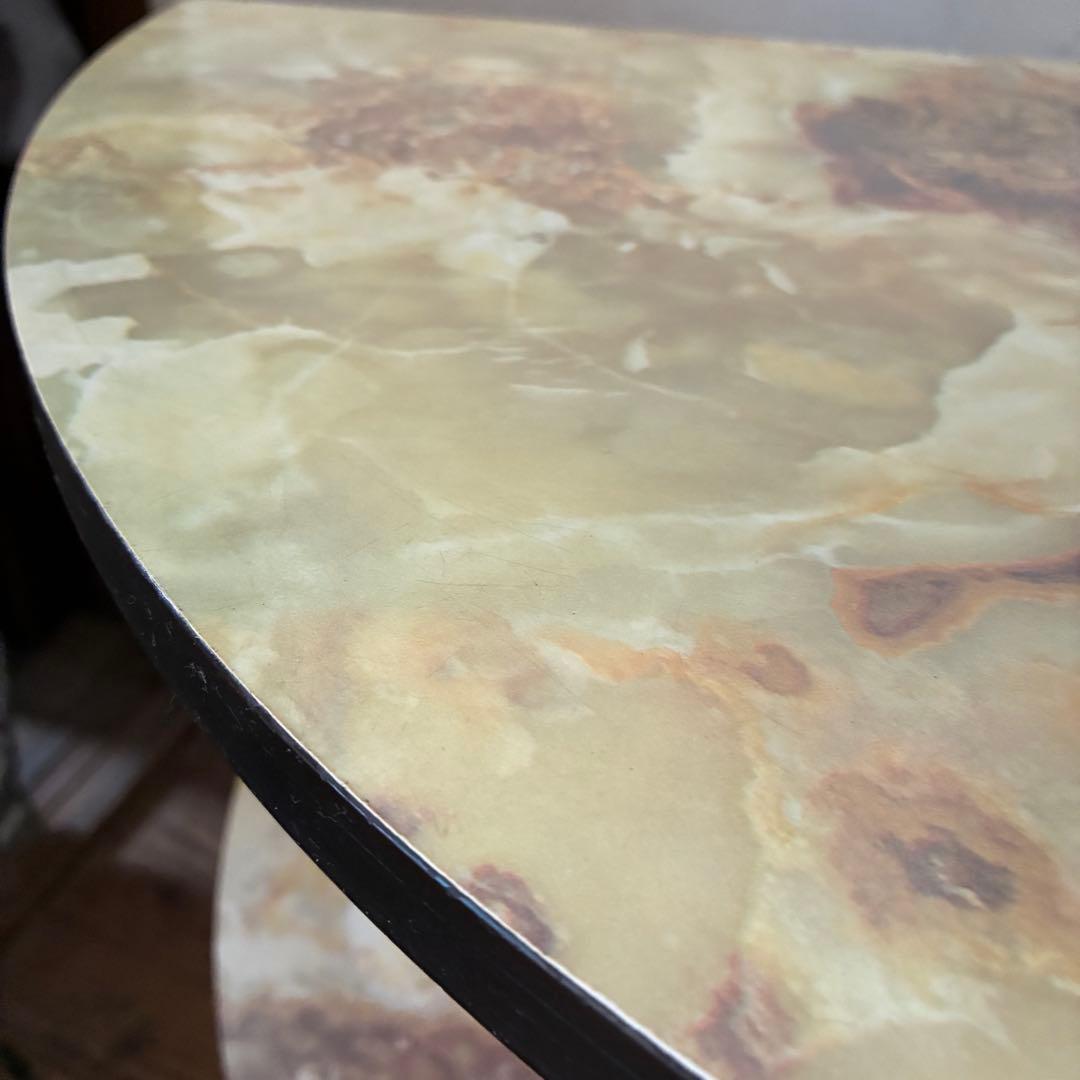 オールドカリモク ヴィンテージ コーナーラック シェルフ 棚 マーブル