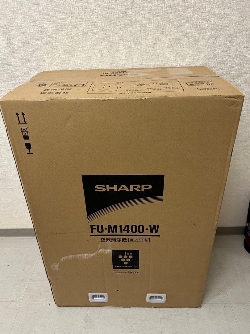 【新品】プラズマクラスターSHARP FU-M1400-W 空気清浄機 65畳用