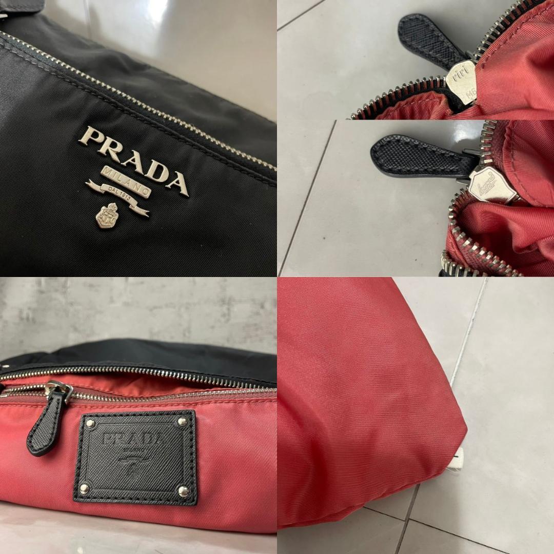 PRADA ショルダーバッグ プラダ 2way クラッチバッグ BT0689 黒