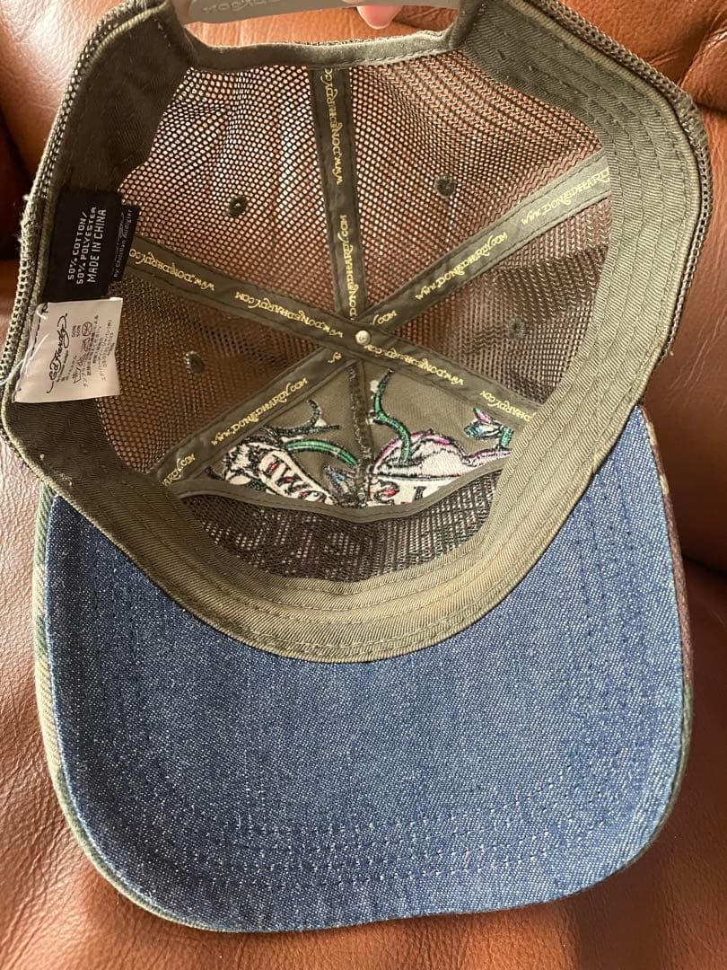 ぶ*ぱ様 Ed Hardy スカル刺繍 キャップ　即完売レア