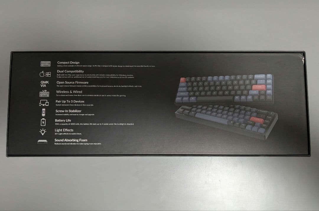 Keychron K6 Pro メカニカルキーボード 赤軸 US配列