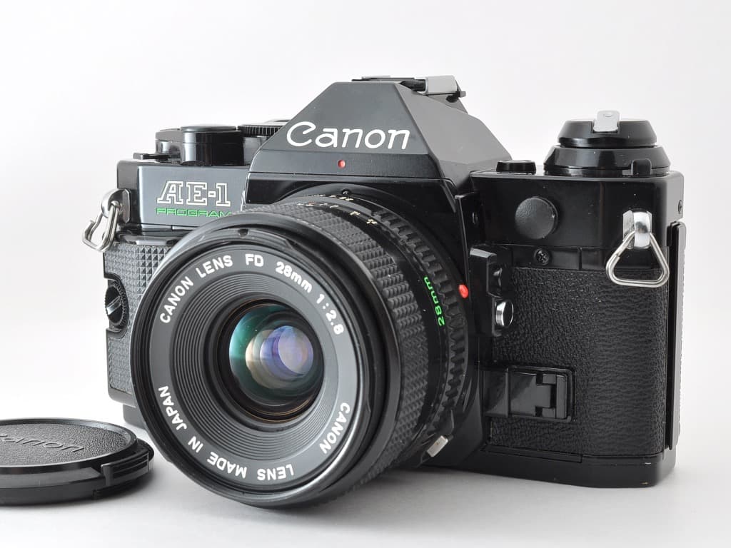 美品 キヤノン AE-1 PROGRAM ブラック NFD 28/2.8 動確認