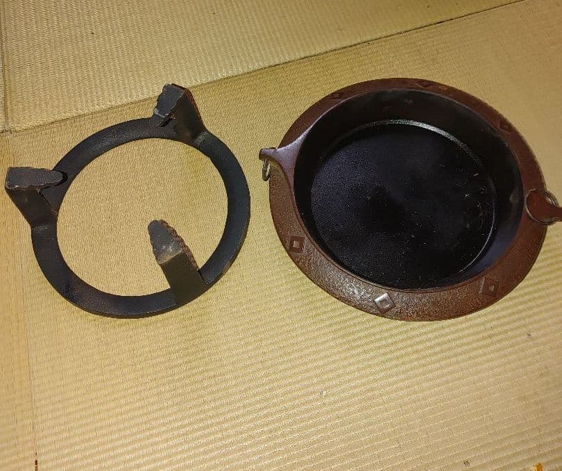 囲炉裏セット　簡易囲炉裏