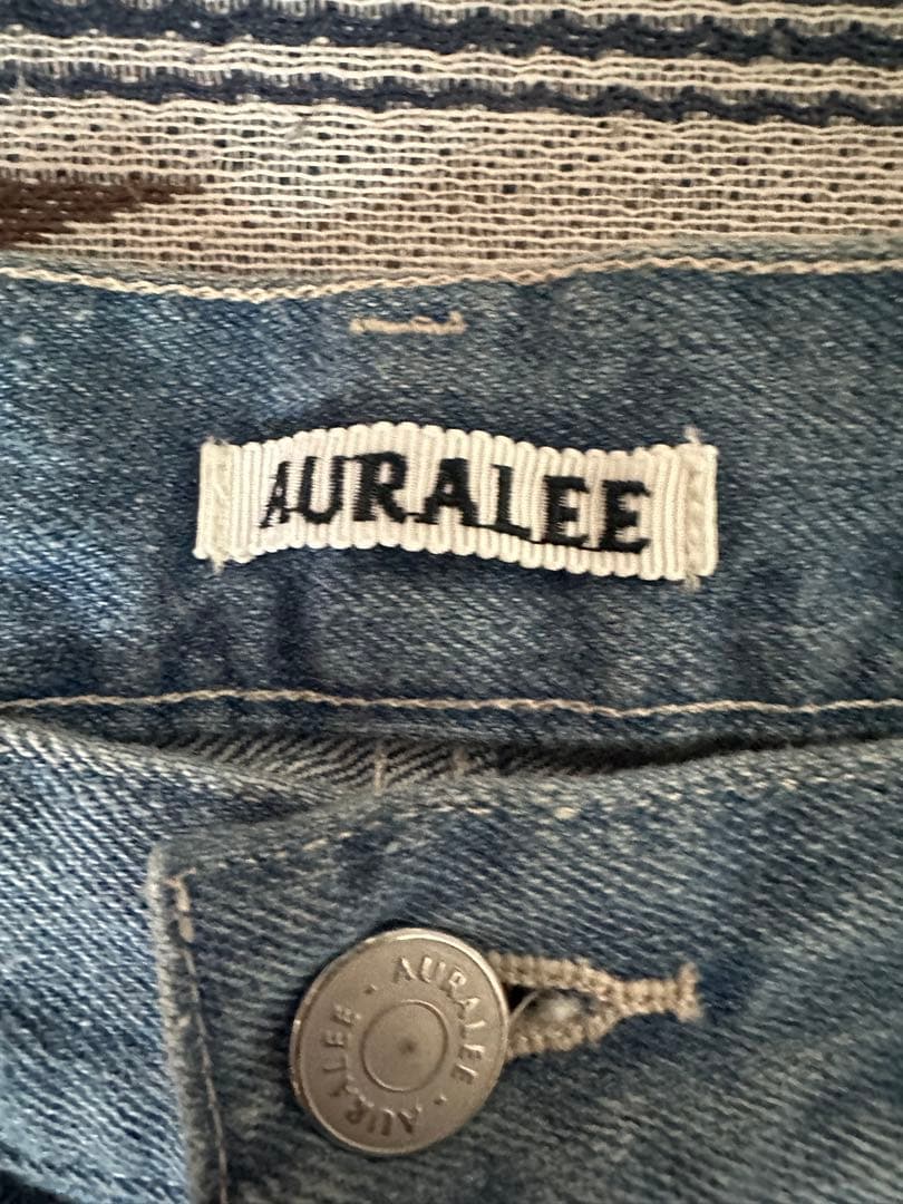 パンツ AURALEE SELVEDGE FADED HEAVY DENIM