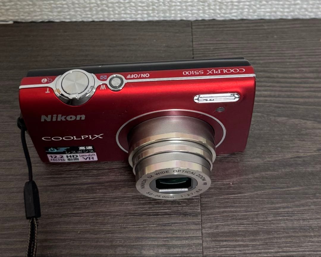 Nikon COOLPIX S5100 レッド デジタルカメラ