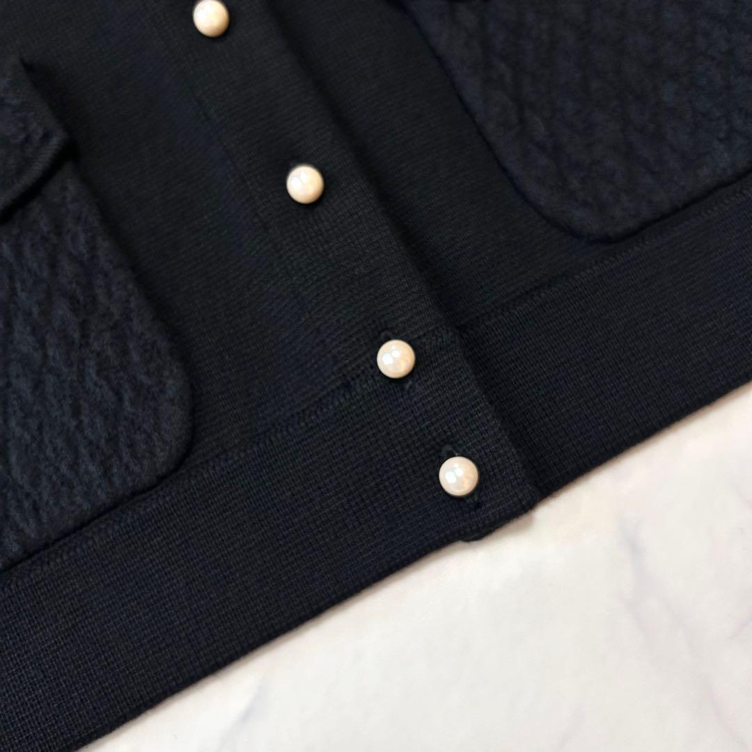 新品タグ付き ボールジィ パールコンビ クルーネック カーディガン定価3.7千円