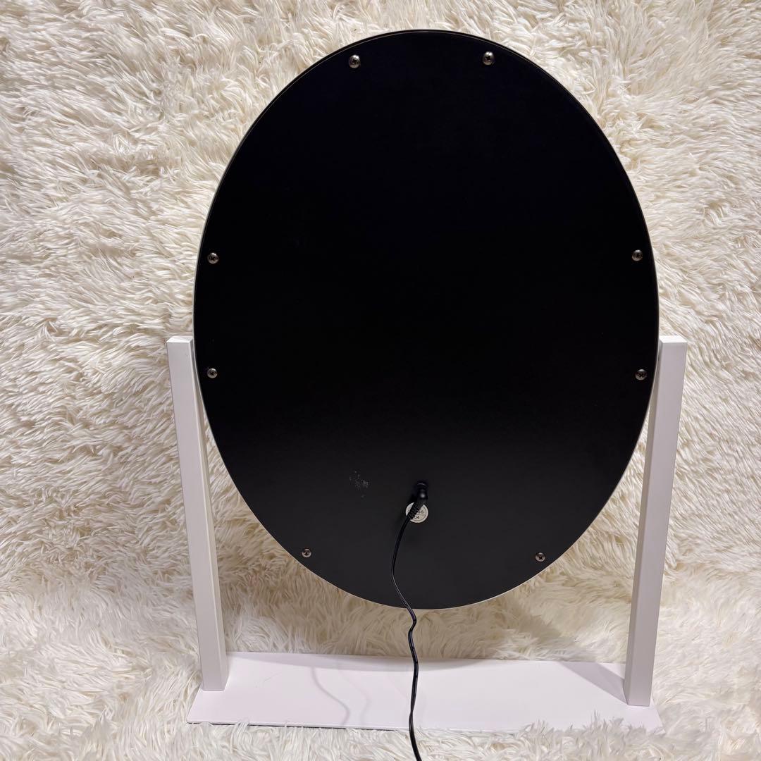 【美品】Francfranc フッツェ ハリウッドミラー ラウンド USB出力