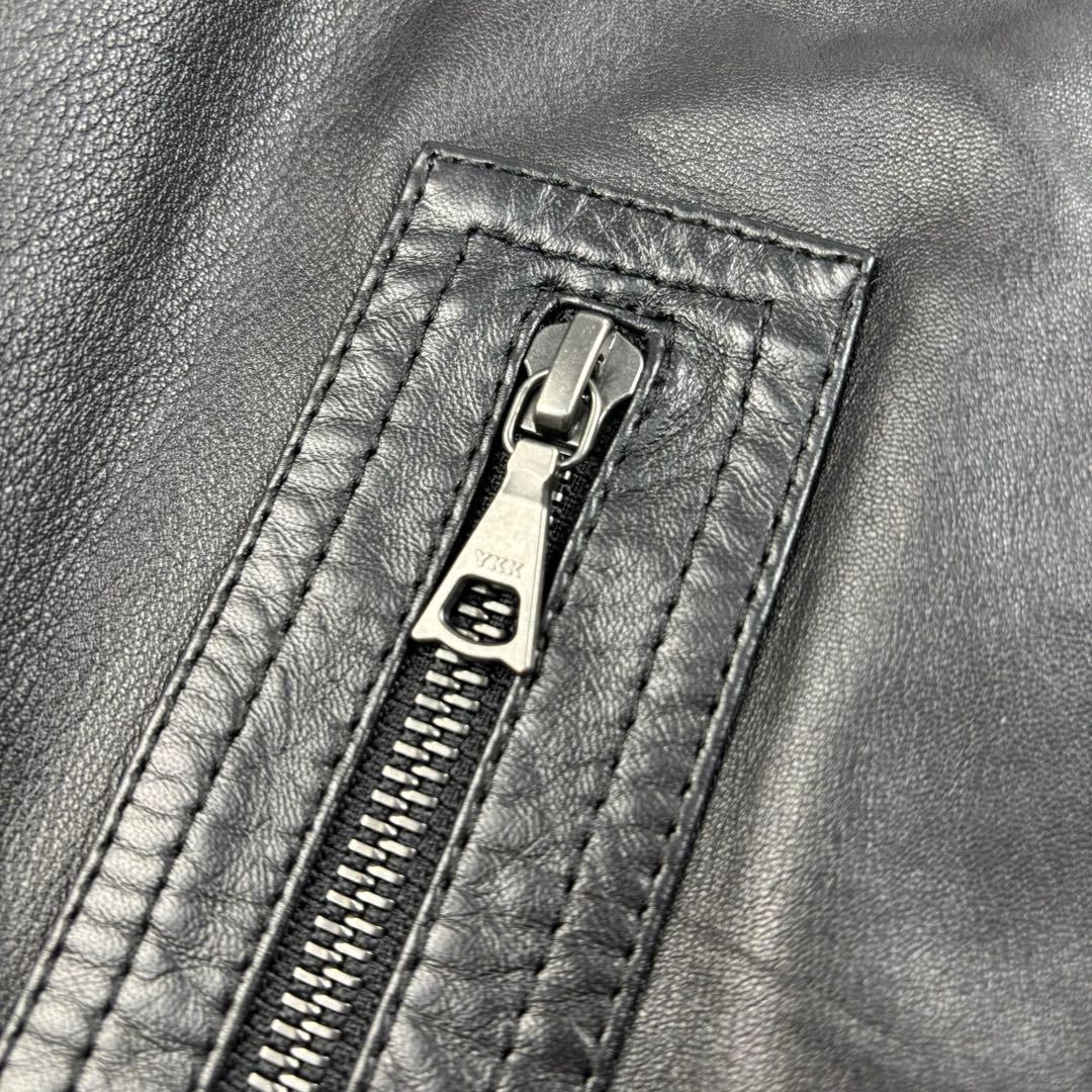 いまちゃん77 787-9セオリー 羊革 シングル レザージャケット