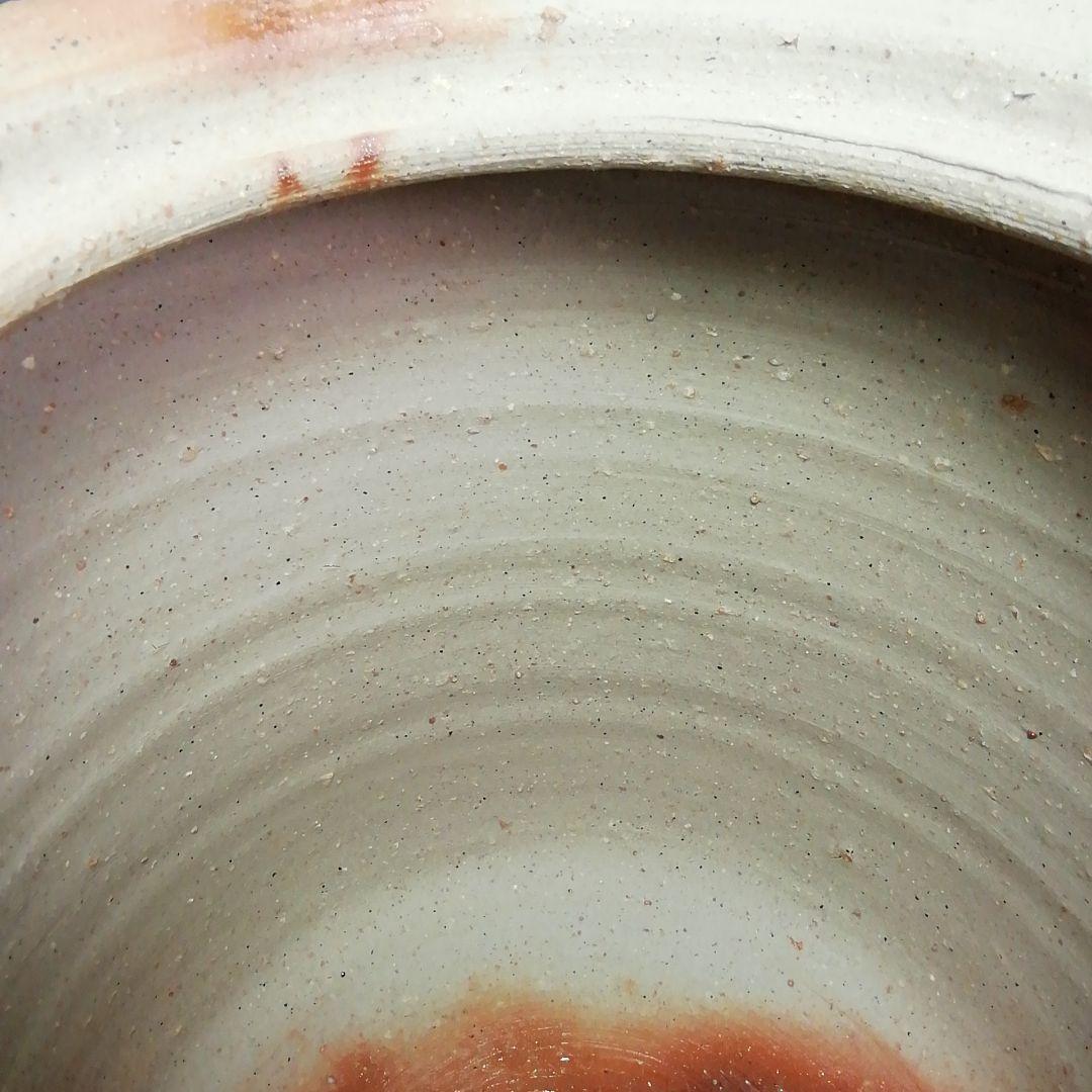 Ｓ４２２　水指　『備前　緋襷水指』『陶秀窯　山本出作』　共箱　茶道具