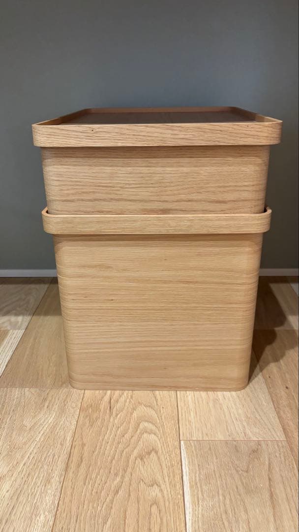 美品 曲木のケーブルボックス 大小セット 加藤順子 dinos コラボ商品