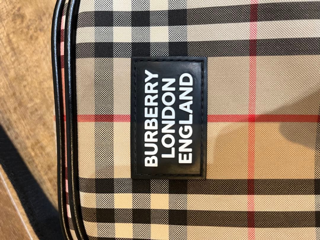 BURBERRY チェック柄ショルダーバッグ