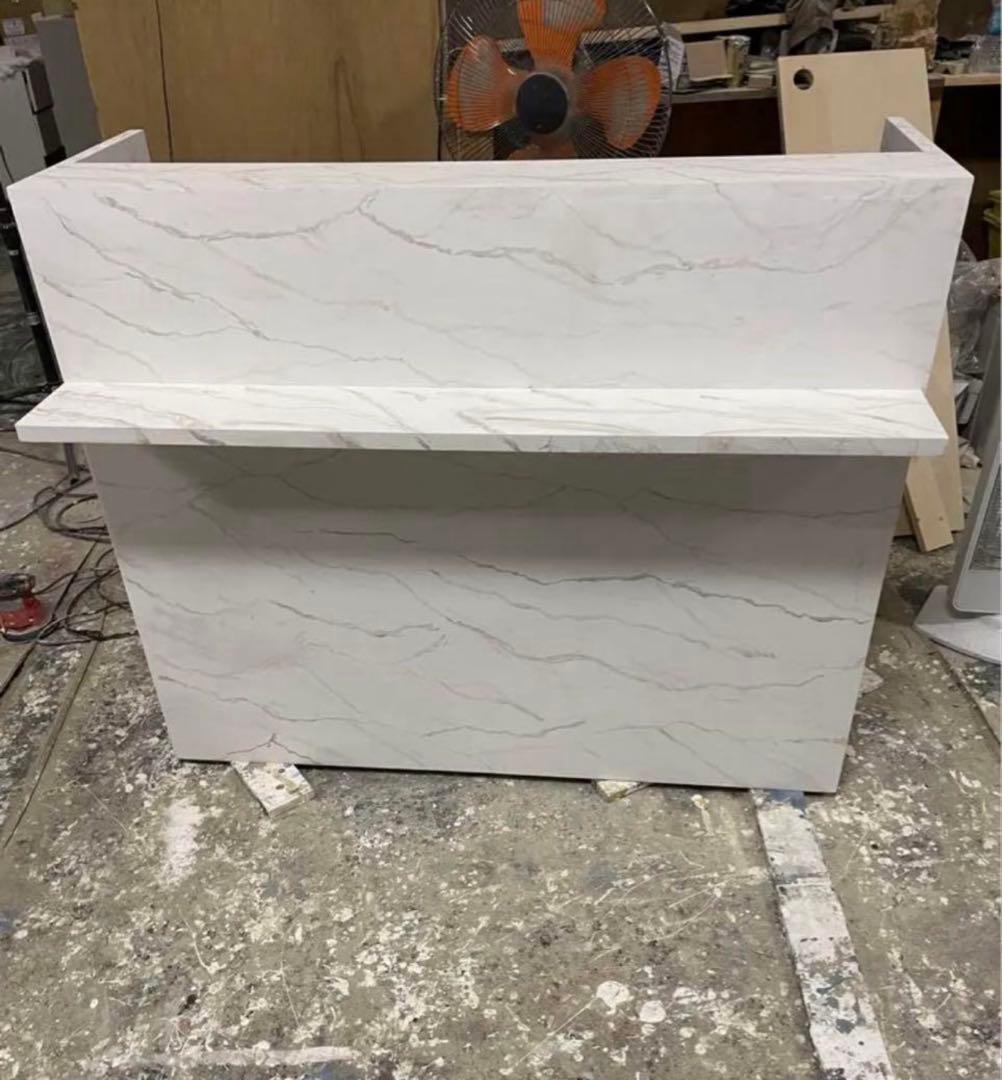 大理石風　レジカウンター