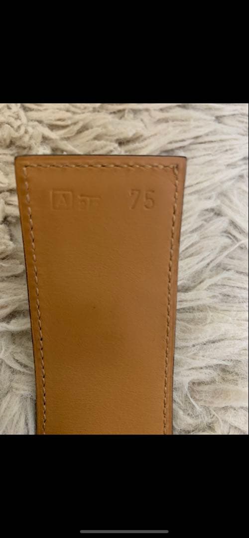 エルメス コリエドシアン メドール ベルト ブラック レディース 75cm