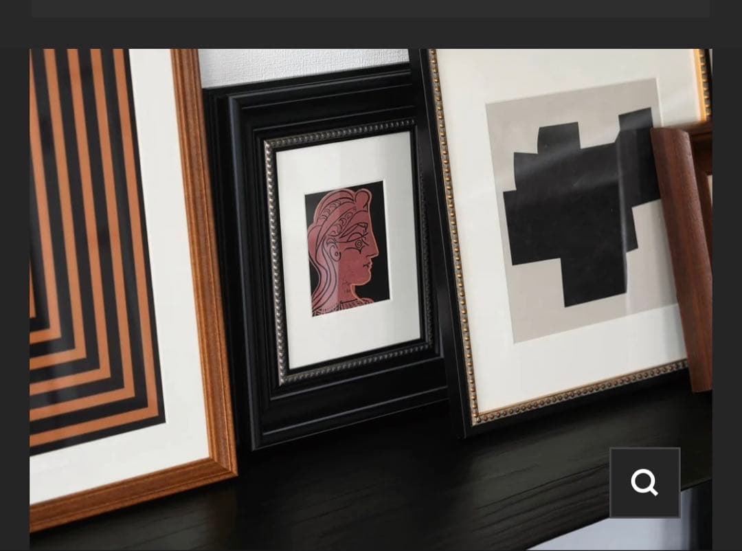 幾何学的・抽象的アートフレームセット&classy ポスター北欧