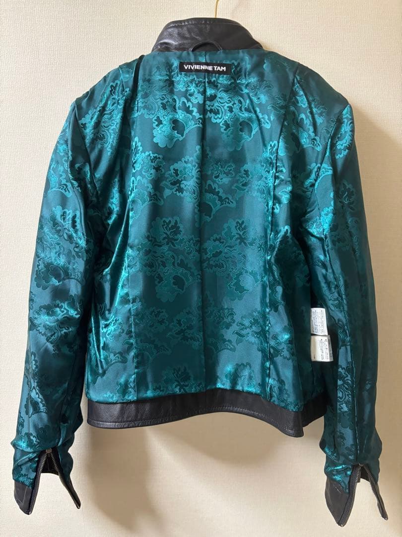 【VIVIENNE TAM】 ヴィヴィアンタム　ライダージャケット(羊革)