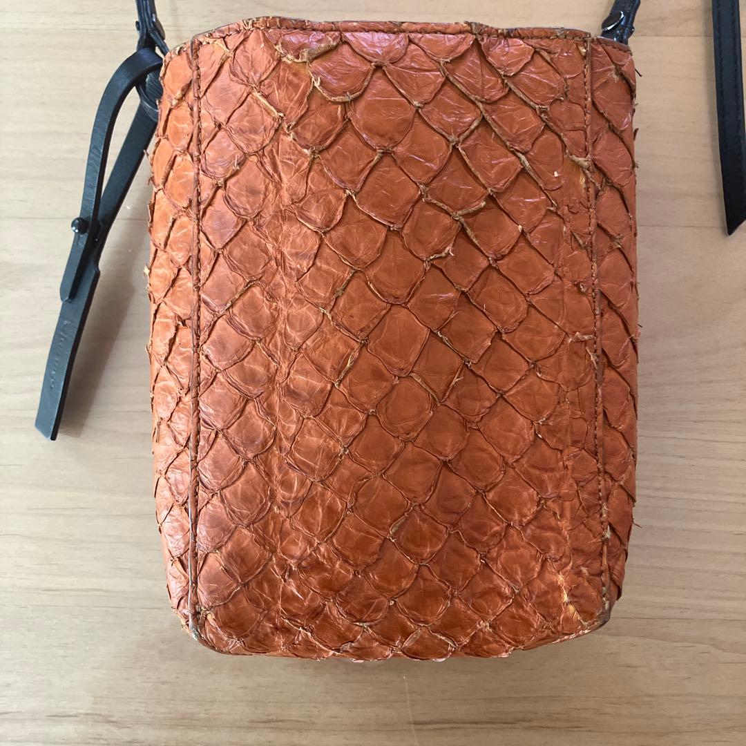 【OSKLEN】オスクレン ピラルク レザー ショルダーバッグ