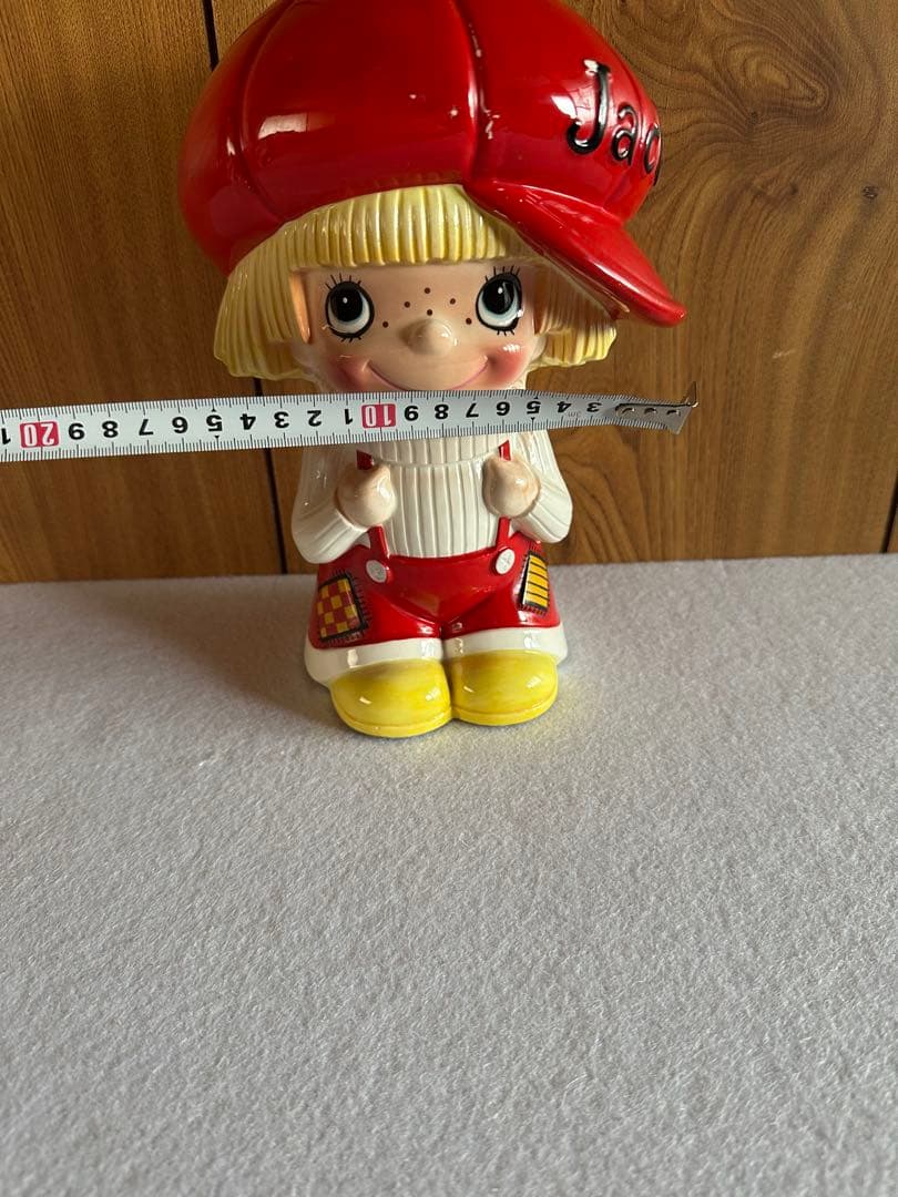 内藤ルネ　ジャッキー 昭和レトロ 陶器　貯金箱　置物